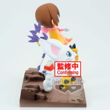 Figura Hikari y Tailmon Adventure Archives Digimon Adventure 12cm